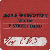 Pass for the 14 Sep 1984 show at Spectrum, Philadelphia, PA