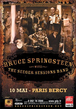 Poromotional poster for the 10 May 2006 show at Palais Omnisports De Paris-Bercy, Paris, France